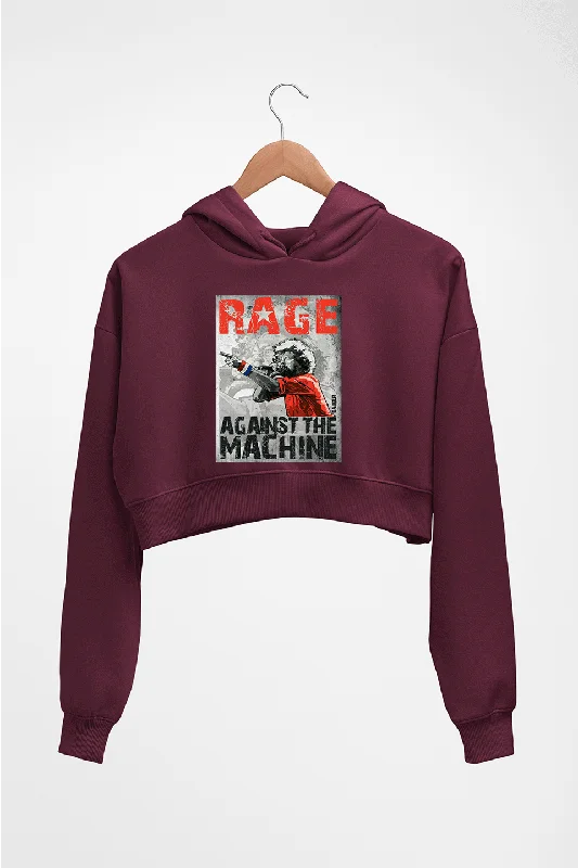 premium hoodieRage Against The Machine Crop HOODIE FOR WOMEN