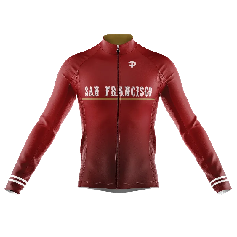 contemporary fitness sweatshirtSan Francisco Long Sleeve Cycling Jersey