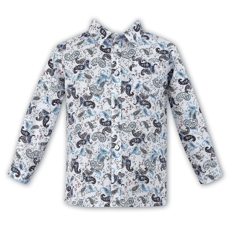 minimalistic dressSarah Louise Boy's Paisley Shirt