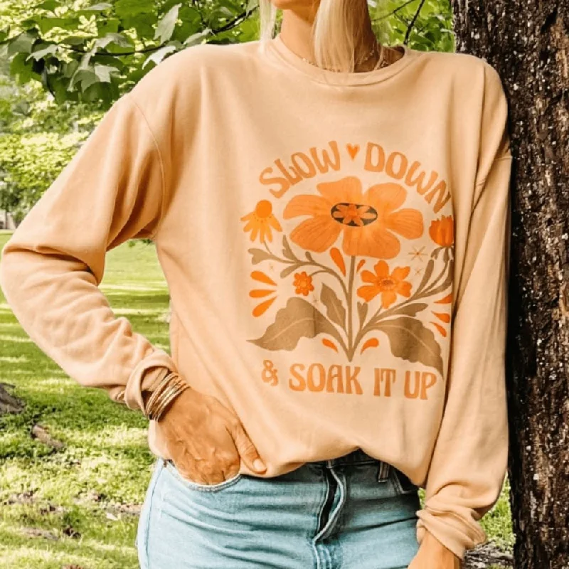 minimalist gym sweatshirtSoak it Up Sweatshirt - Sand Dune