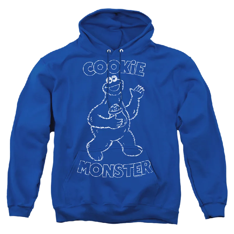 zip-up hoodie for gymSesame Street Simple Cookie - Pullover Hoodie