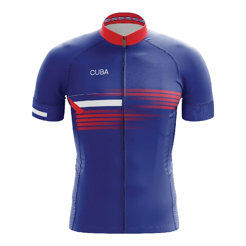 retro sports hoodieCuba Short Sleeve Cycling Jersey