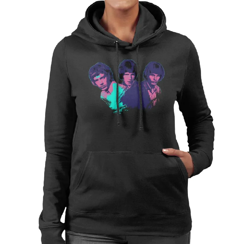 simple hoodieTV Times Walker Brothers Portrait Pop Art Stylised Women's Hooded Sweatshirt