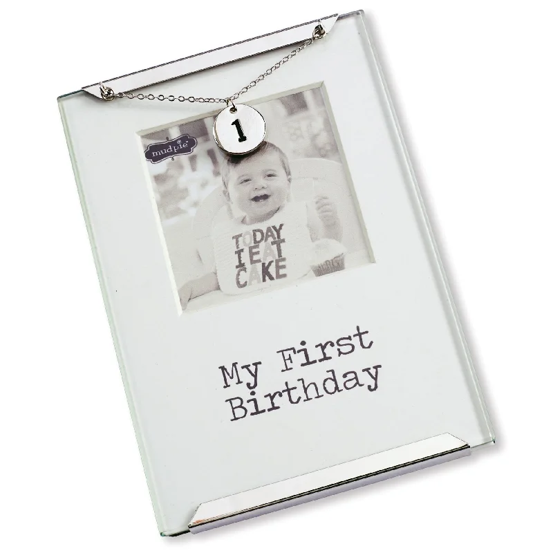 A-line dressMud Pie First Birthday Clip Frame