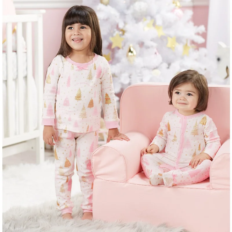 floral midi dressMud Pie Pink Tree Pajamas