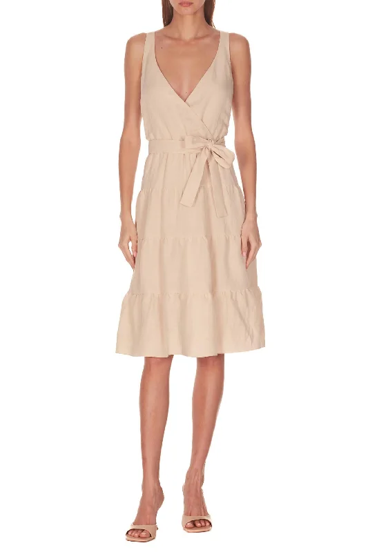 tiered dressCortland Dress In Beige