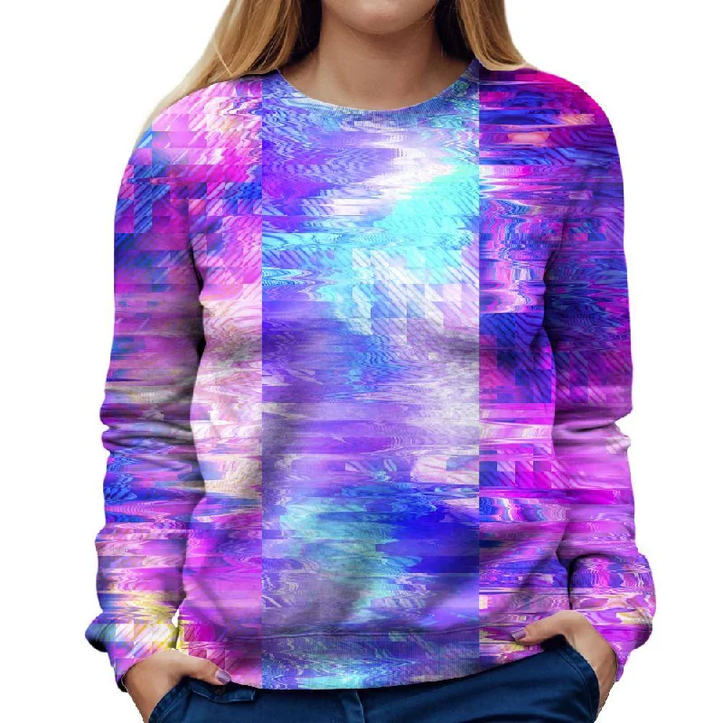 premium athletic sweatshirtPretty Lights Womens Sweatshirt