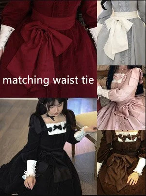 matching color waist tie