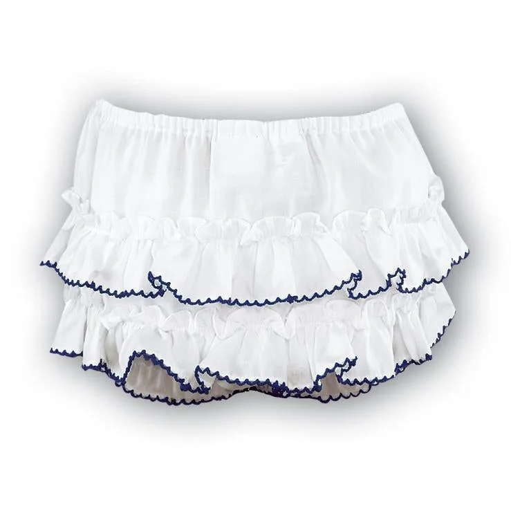 boho-chic dressSarah Louise Navy Trim Bloomer