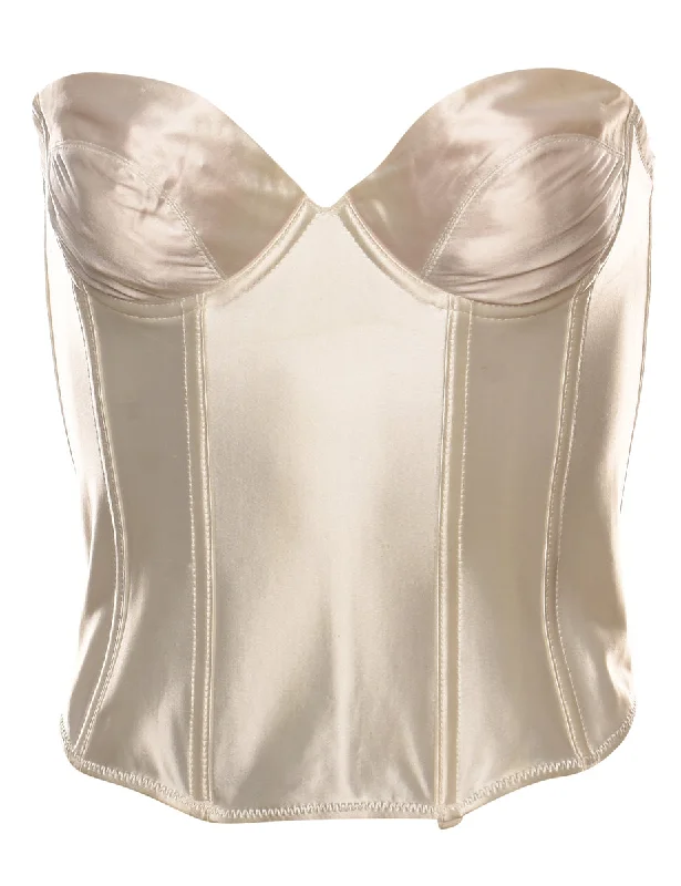 Metallic Boned Corset - XS