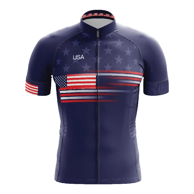 warm workout hoodieUnited States Short Sleeve Cycling Jersey