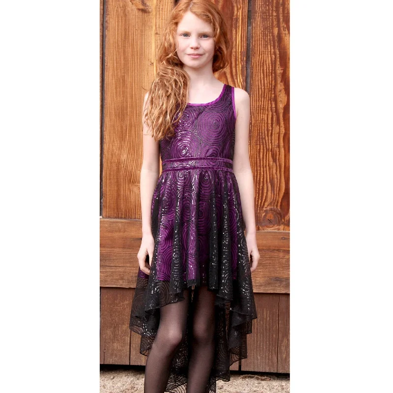 chic shift dressHannah Banana Purple and Black Dress