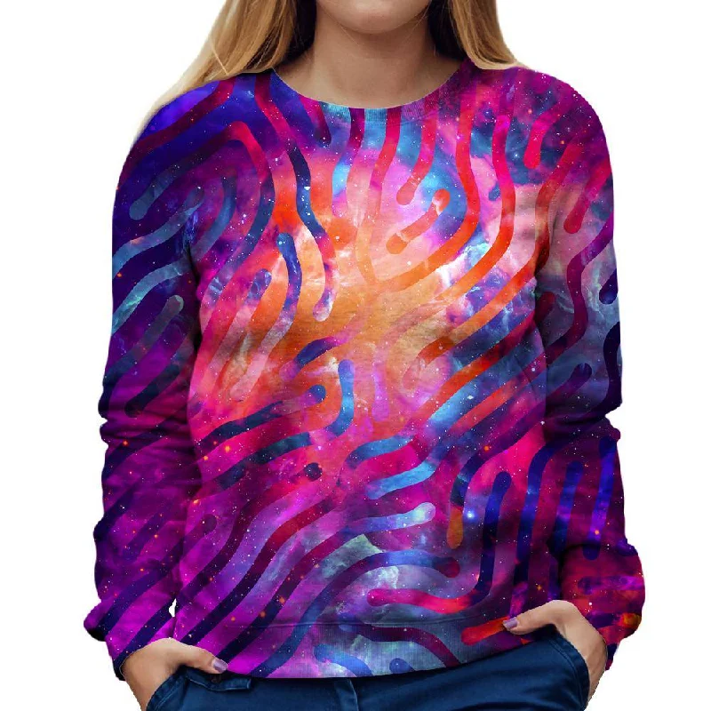 workout style hoodieGalaxy Lines Womens Sweatshirt