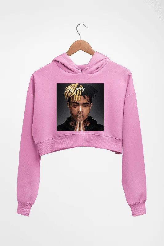 stylish pullover hoodieXXXTentacion Crop HOODIE FOR WOMEN