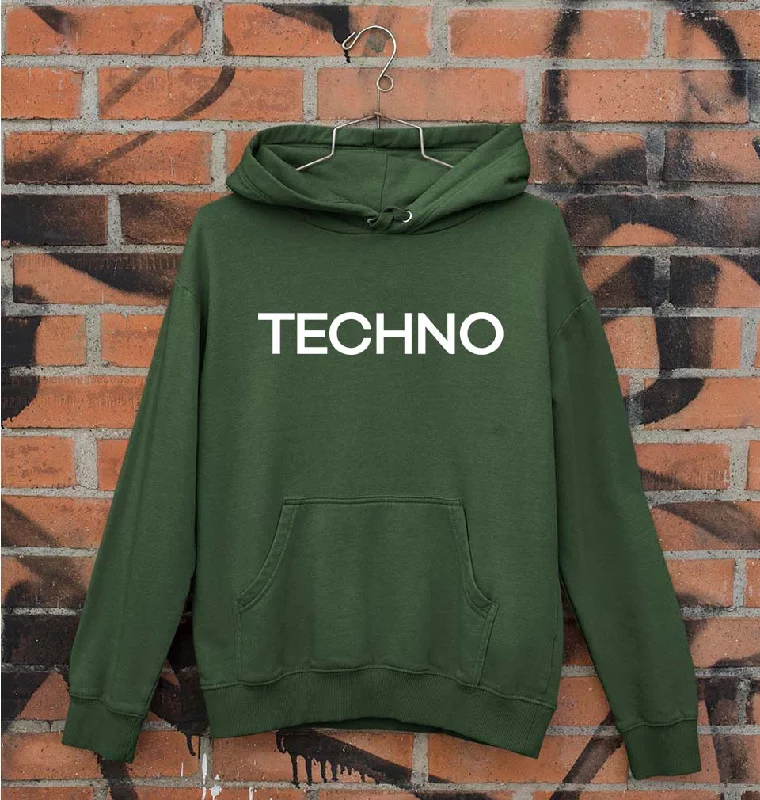 bold hoodie with logoTechno Unisex Hoodie for Men/Women