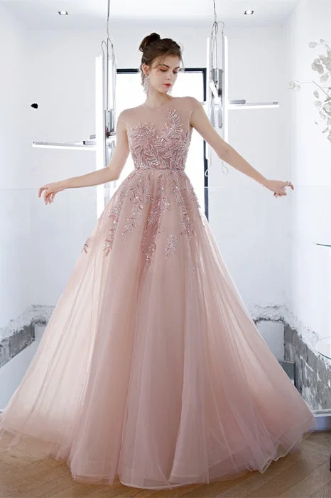 chic dressGorgeous Embroidery Beaded Long Prom Dress