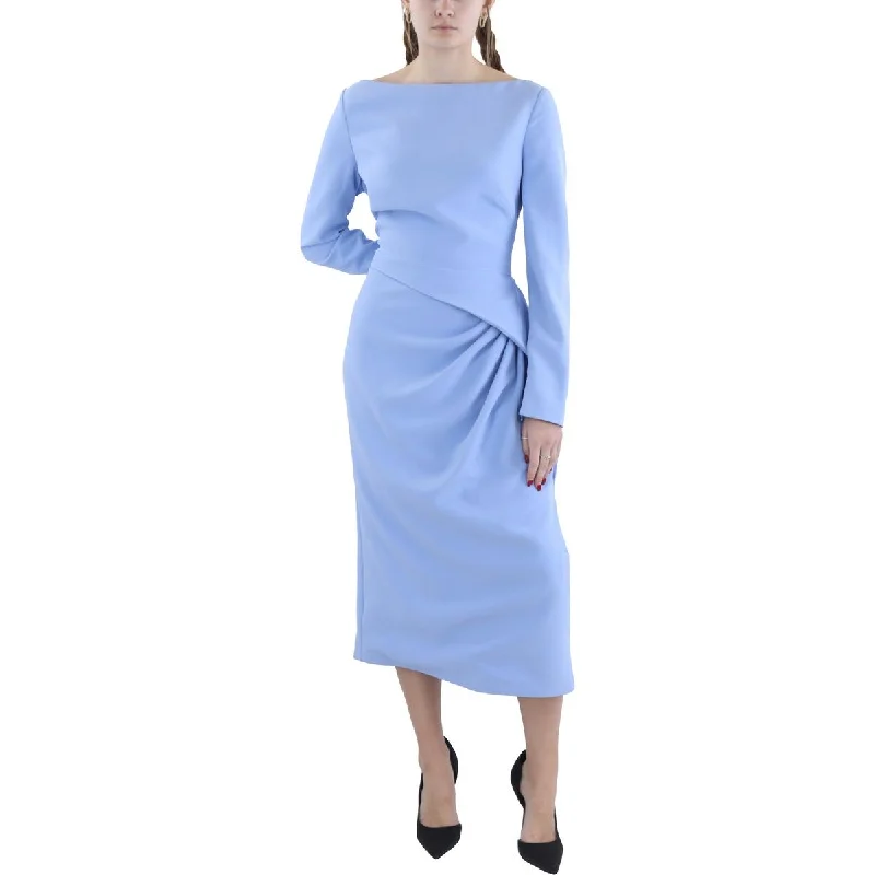 layered dressWomens Casual Solid Midi Dress