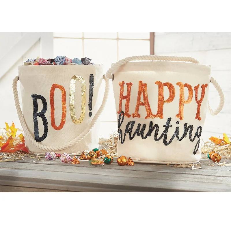 tiered dressMud Pie Halloween Tote Buckets