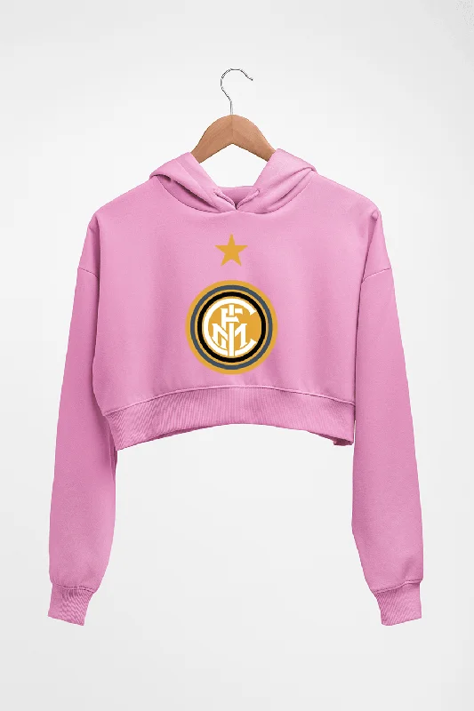 comfortable stylish hoodieInter Milan Crop HOODIE FOR WOMEN