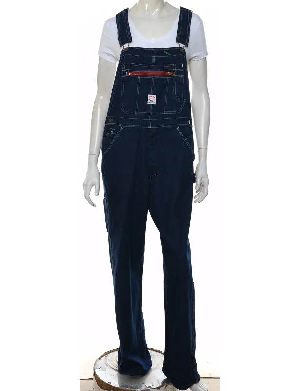 Pointer Dark Wash Classic Dungarees - W34 L30