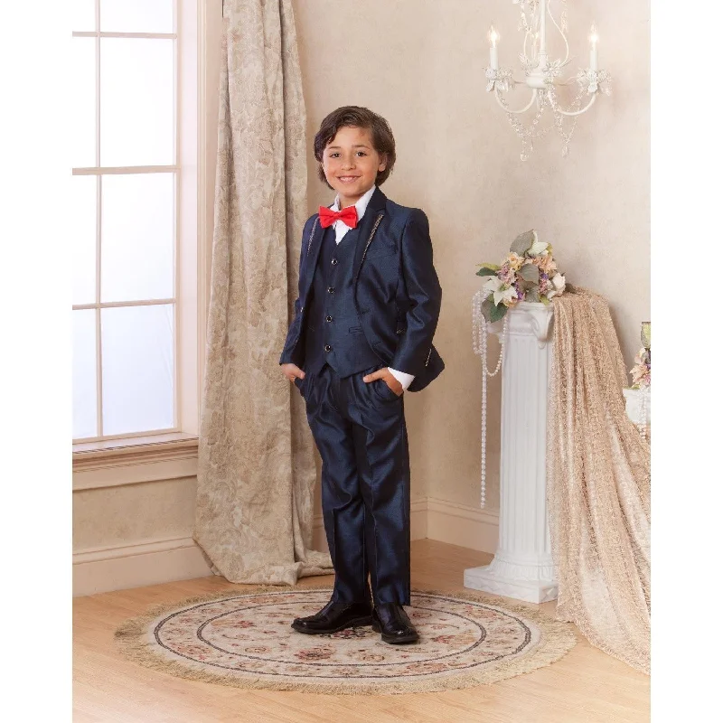 boho dressBoys Navy Suit