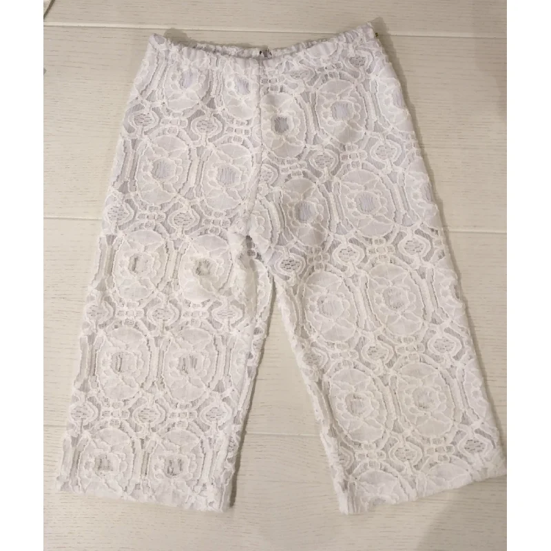 t-shirt dressTery Elle White Lace Pants