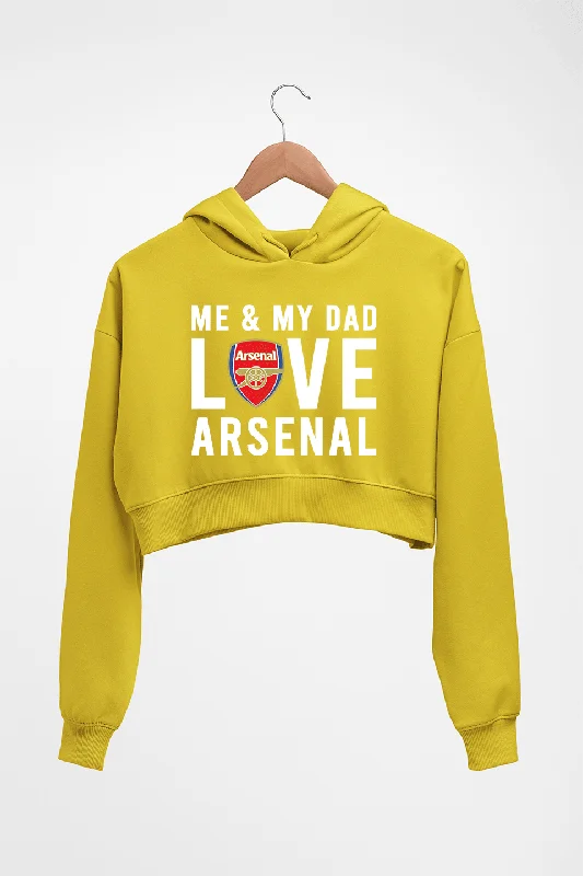 athletic hoodieLove Arsenal Crop HOODIE FOR WOMEN