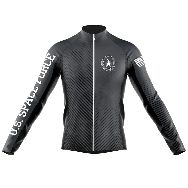 modern athletic hoodieSpace Force Long Sleeve Cycling Jersey