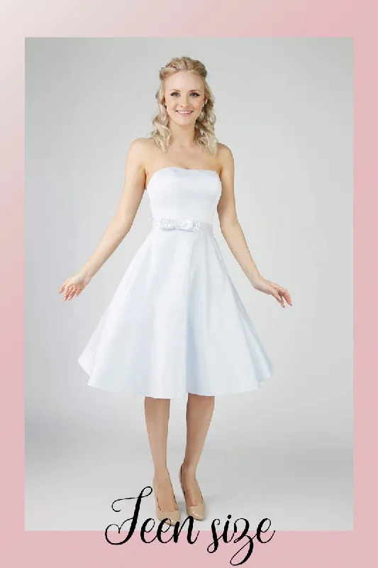 chic dressEmma Bridal Satin Dress