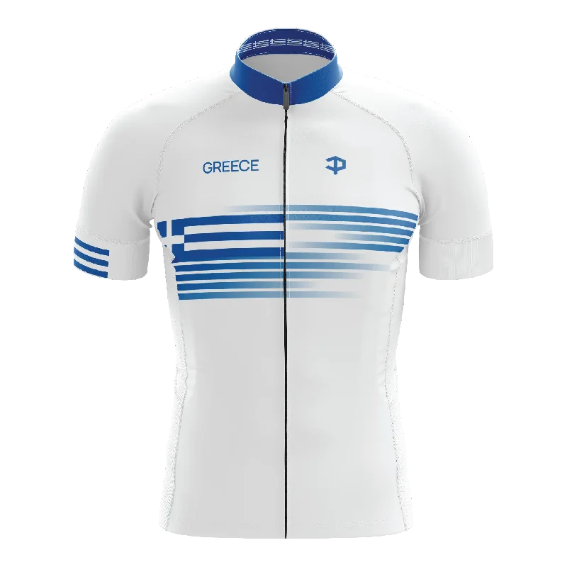 performance workout sweatshirtGreece Short Sleeve Cycling Jersey