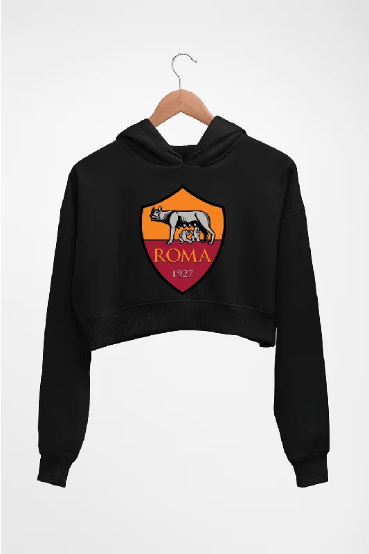 comfy athletic hoodieA.S. Roma Crop HOODIE FOR WOMEN