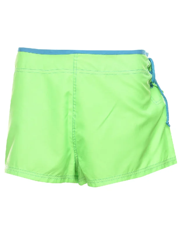 Green Plain Shorts - W33 L2