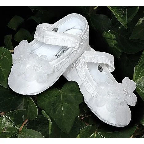 classic fit-and-flare dressSarah Louise Organza Flower Baby Shoe