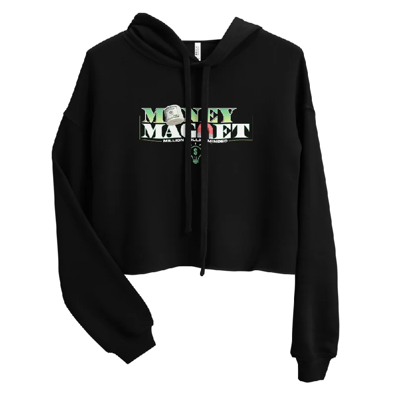 premium zip-up hoodieMoney Magnet Crop Hoodie