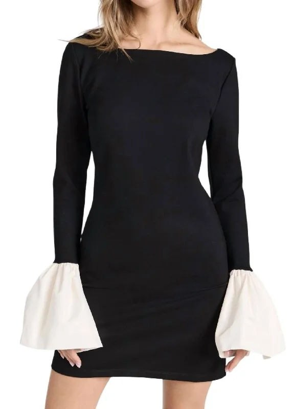 fitted dressHawthorne Dress In Black/ivory