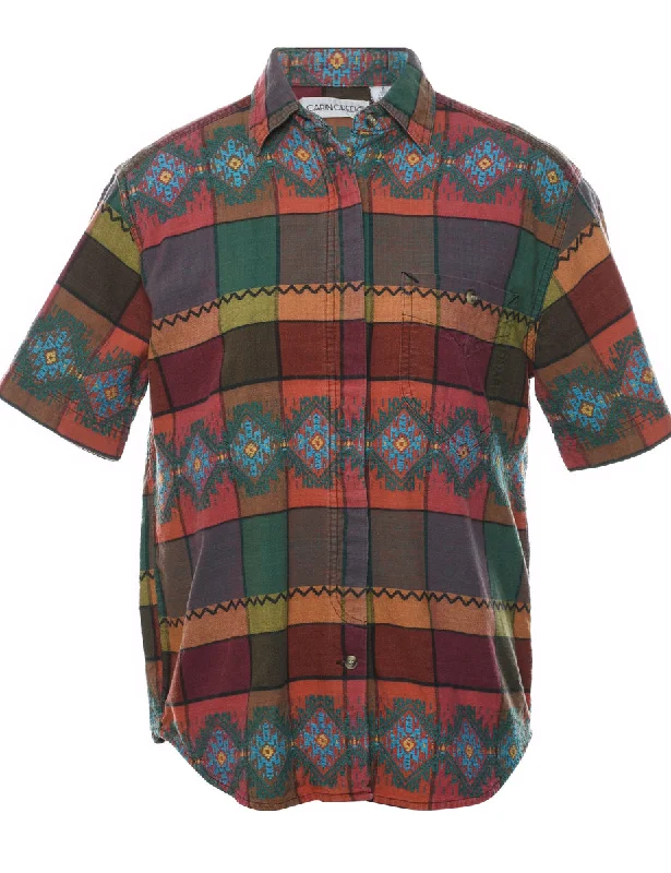 Aztec Print Shirt - S