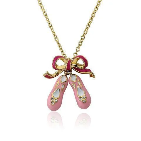 midi dressTwin Star Ballet Shoe Necklace