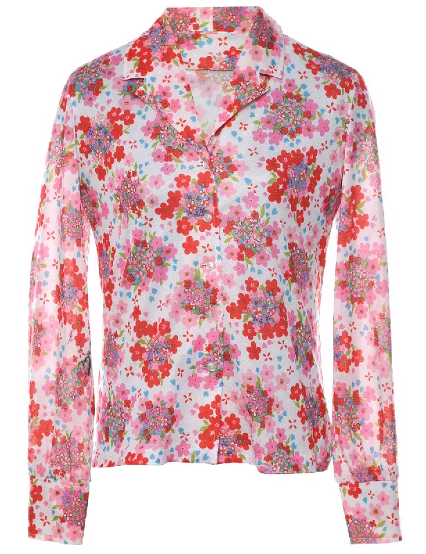 Floral Blouse - L