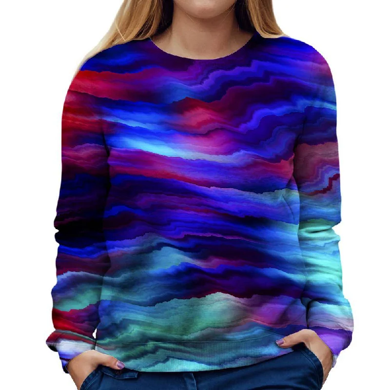 soft gym hoodieWavy Womens Sweatshirt