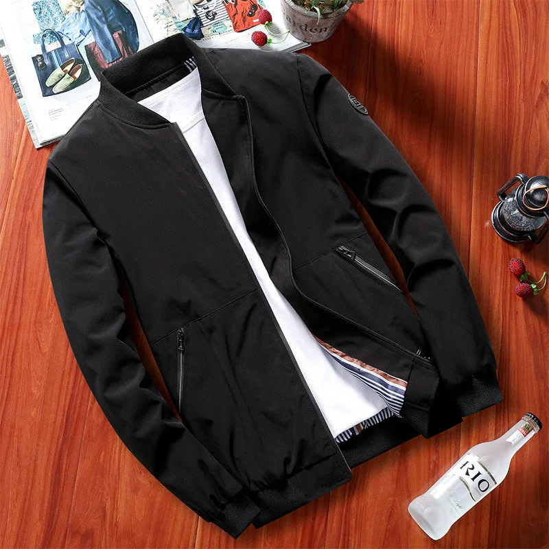 winter dressStand-up Collar Spring And Autumn Men's Jacket