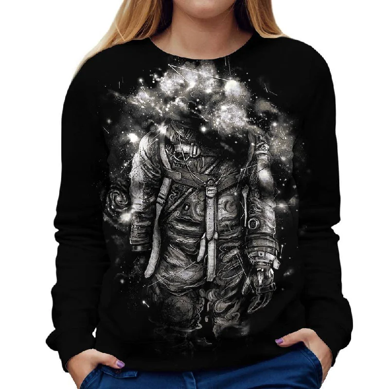 soft athletic sweatshirtLost In Cosmic Shades Womens Sweatshirt