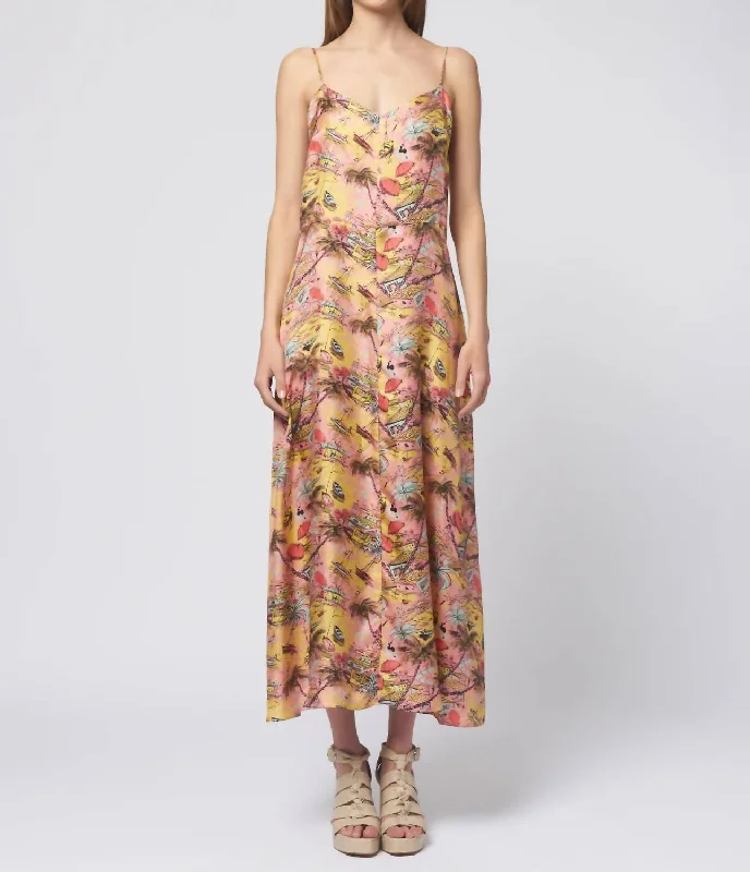 floral wrap dressPetula Maxi Dress In La Dolce Vita