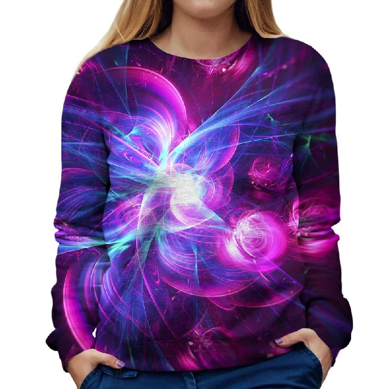 minimaPurple Light Womens Sweatshirt