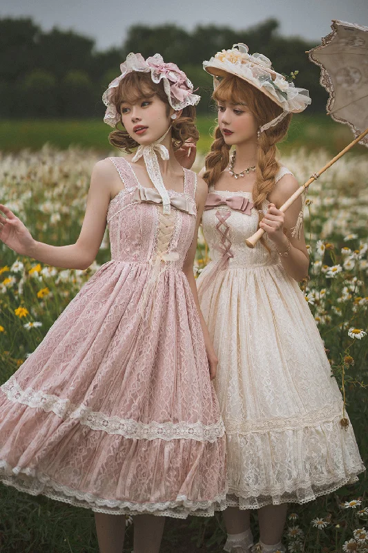 classic fit-and-flare dressMiss Point~Woody Rose~Retro Classic Lolita JSK