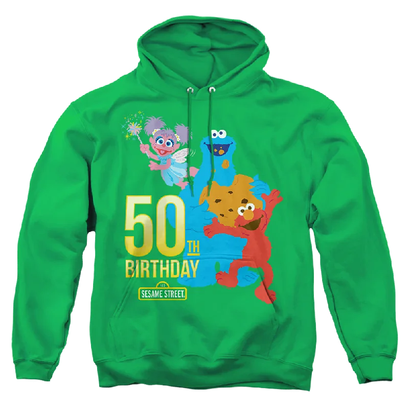 vintage hoodieSesame Street 50Th Birthday - Pullover Hoodie