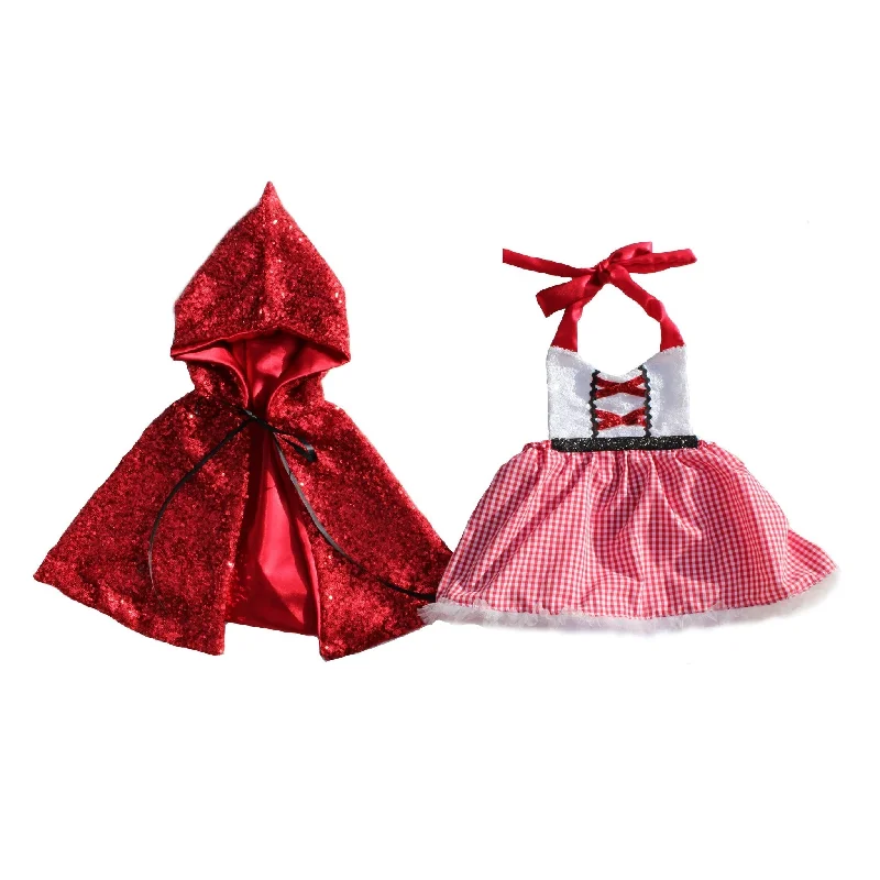 party-ready dressBelle Threads Red Riding Hood with Sparkle Cape