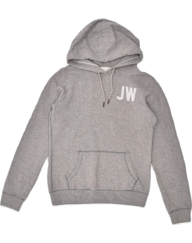 retro hoodieJACK WILLS Womens University Outfitters Hoodie Jumper UK 8 Small Grey