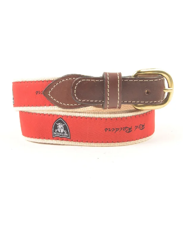 Red Waist Belt - L