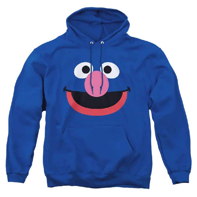 cozy hooded jacketSesame Street Grover Face - Pullover Hoodie