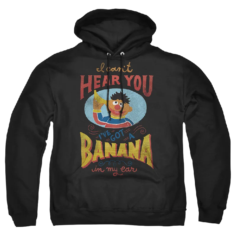 comfortable hoodieSesame Street Ernie Banana In My Ear - Pullover Hoodie